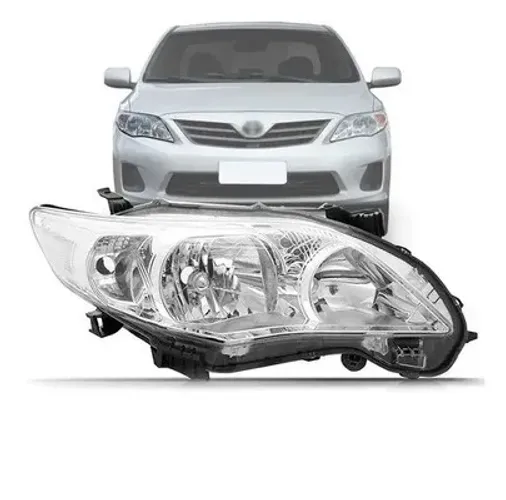 Farol Cromado Corolla 2012 2013 2014 Direito Novo