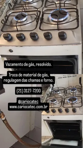 Serviços Gasista com material e solução