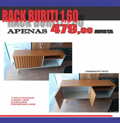 Rack Buriti 1,60 cm