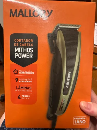 Cortador de cabelos mithos power mallory