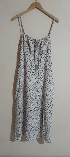 Vestido floral super leve sem forro