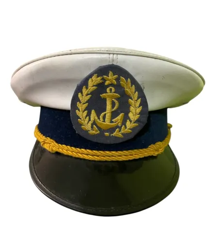 Chapéu Quepe Original Capitão de Navio Marinha