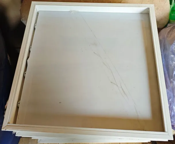 Luminária de Alumínio embutir 62cm R$ 120,00