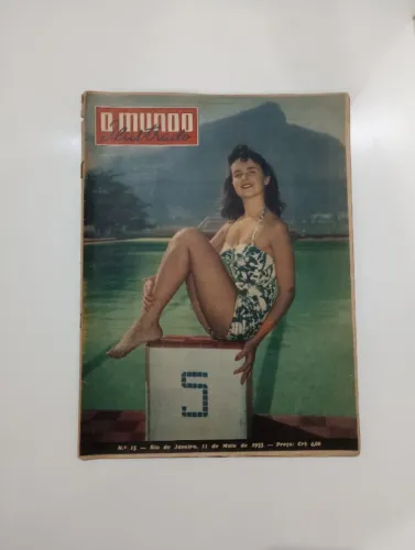 Revista antiga O Mundo Ilustrado nº 15 - Maio de 1955