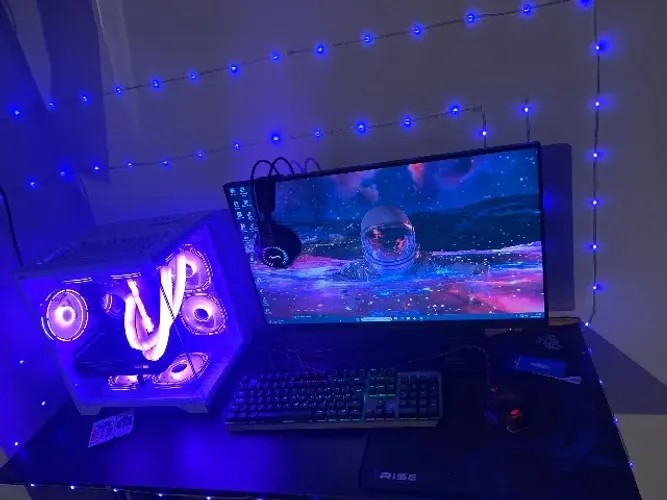 PC GAMER AMD, Com Gforce 4060 8GB EVO, 32 Gb RAM-PC COMPLETO COM PERIFÉRICOS.