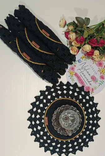 Souplat de Crochê 4 Peças 