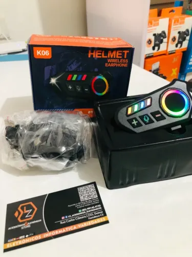 Fone para Capacete de Moto - Bluetooth