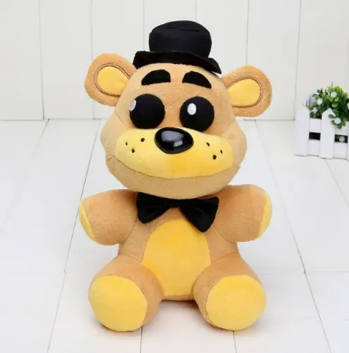 Boneco de Pelúcia (Golden Freddy 25cm) Jogo Five Nights At Freddy's Fnaf - Presente Natal