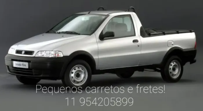Pequenos carretos e fretes com pick-up