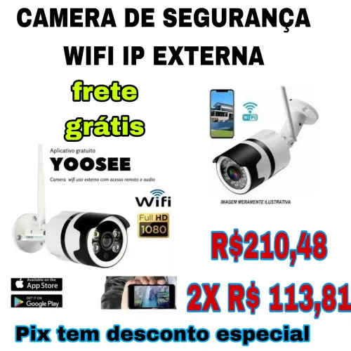 Camera IP wi-fi de segurança.