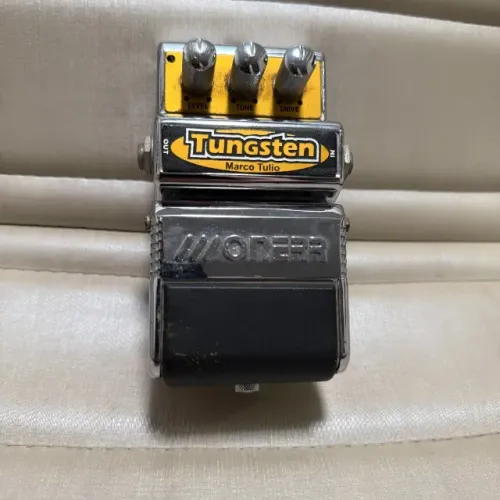 Pedal Guitarra Onerr Tungsten Overdrive - Seria Especial Cromada - Marco Tulio - Raridade!