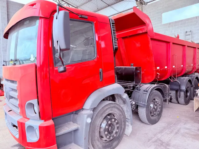 Oportunidade Única: VW 24.260 (Caçamba) Estado de Zero