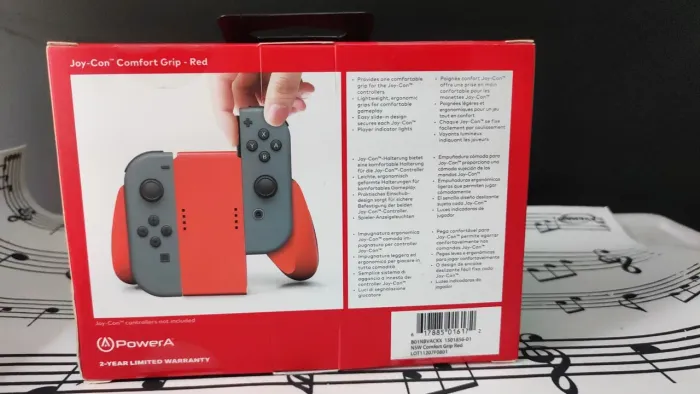 Joy-com  Confort Gripe Suporte p/ Nintendo Switch Red