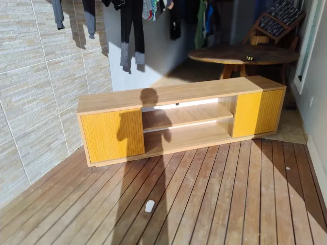 Rack para tv de madeira 