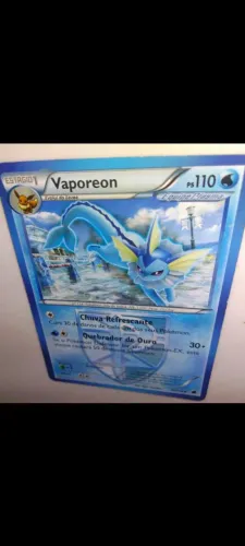 Carta Vaporeon Equipe Plasma - Pokemon TCG