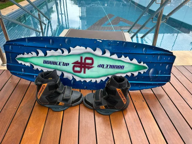 Prancha Wakeboard + Botas Cabrinha H3 : Kit top ! Campinas-sp 