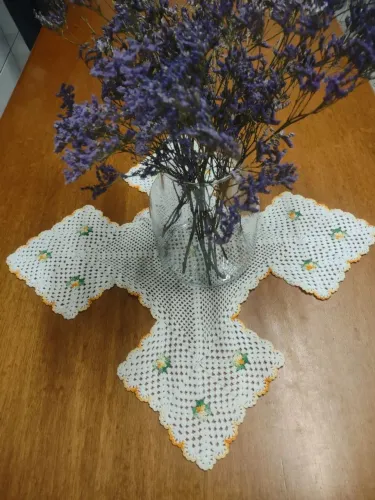Toalha crochê 