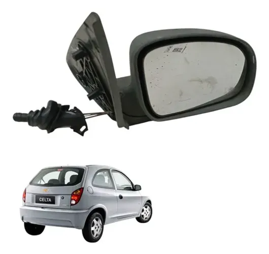 Retrovisor Direito Chevrolet Celta 2004 2005 2006 Detalhe