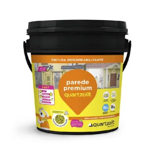 Tinta Impermeabilizante Quartzolit 18L - Proteção Total para Paredes