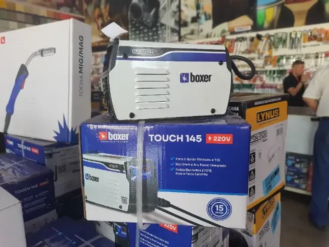 Máquina de Solda Inversora Touch 145 140A Bivolt BOXER-1015013