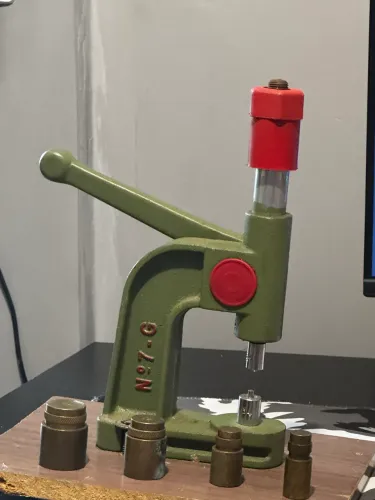 Prensa de botão balancim completa kit