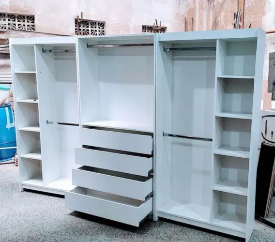 KIT CLOSET CABIDEIRO GAVETAS E NICHOS - NOVO