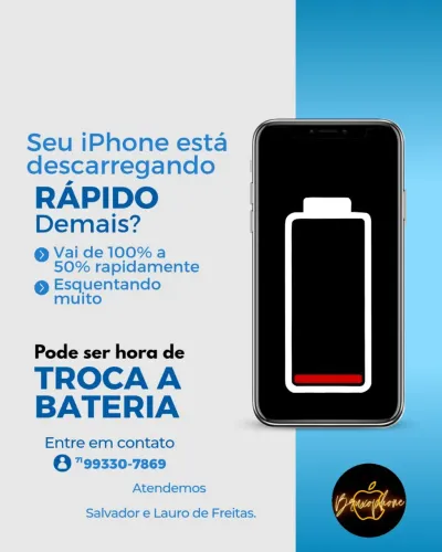 Seu celular descarrega rápido? Pode ser hora de trocar a bateria!