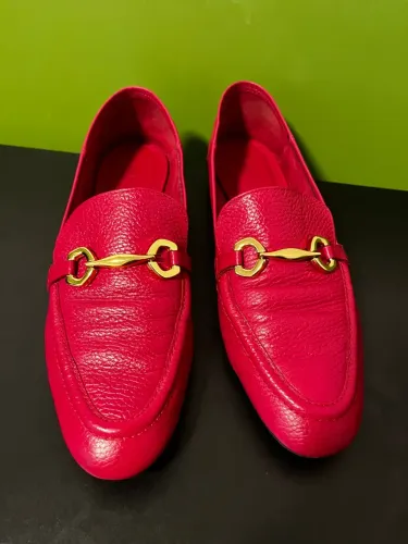 mocassim arezzo modelo bridão luma rosa, tamanho 40