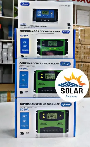 Controlador de Carga Solar Knup SC30A/50A/60A