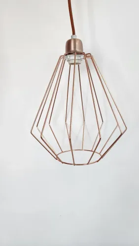 Lustre aramado cobre