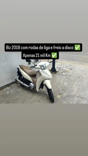 Biz 2018 com apenas 21 mil Km
