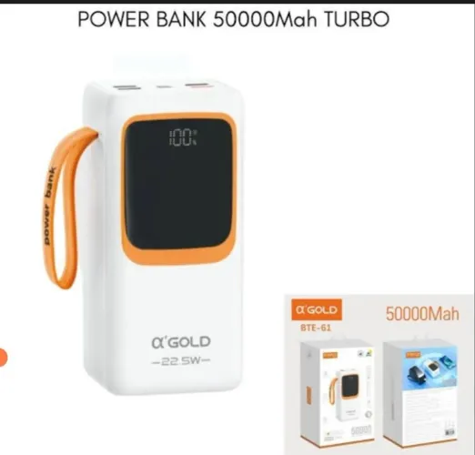 Power Bank 50000Mah Turbo - Carregador Portátil celular etc