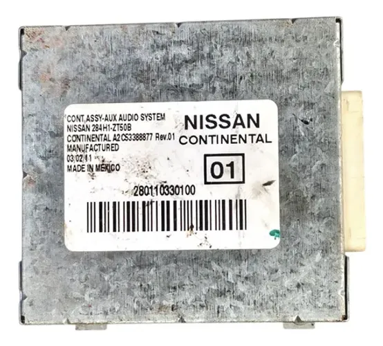 Modulo Auxiliar D Áudio System 284h1zt50b Sentra March Versa