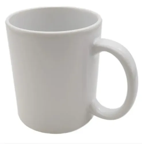 Caixa de Caneca Branca de Porcelana Resinada Metalnox (325ml para Sublimação)