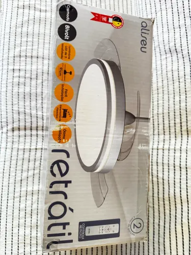 Ventilador teto retrátil