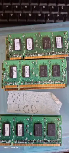 Memórias ddr2 1gb 