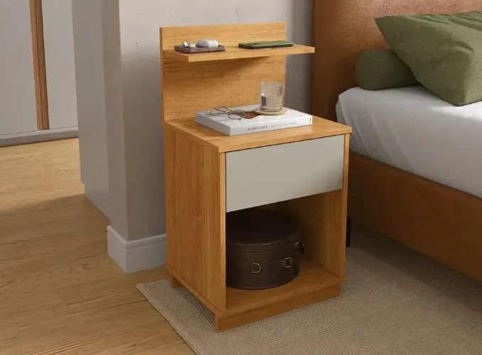 Mesa de Cabeceira 1G e nicho