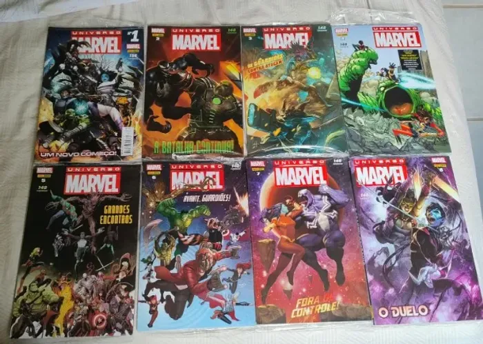 Gibi Coleção Clássica Universo Marvel do 001 ao 008 (8Gibis coleção especial)