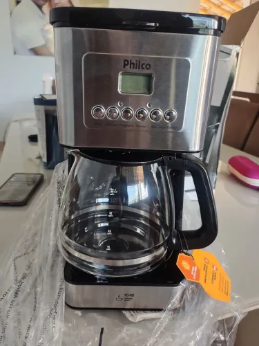 CAFETEIRA PROGRAMÁVEL PHILCO PCF40B AUTOMÁTICA NOVA