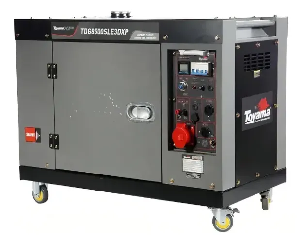 Gerador portátil Toyama TDG8500SLE3DXP-ATS Ready 6 kW trifásico com tecnologia AVR