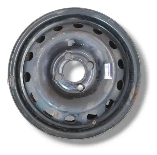 Roda De Ferro Aro 14 Ford Peugeot 207 206 4x108 Preto