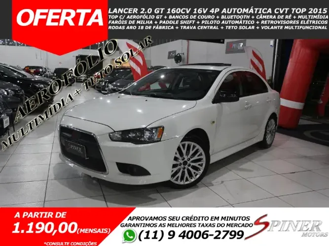 Mitsubishi Lancer GT 2.0 16V 160cv Aut. 2015