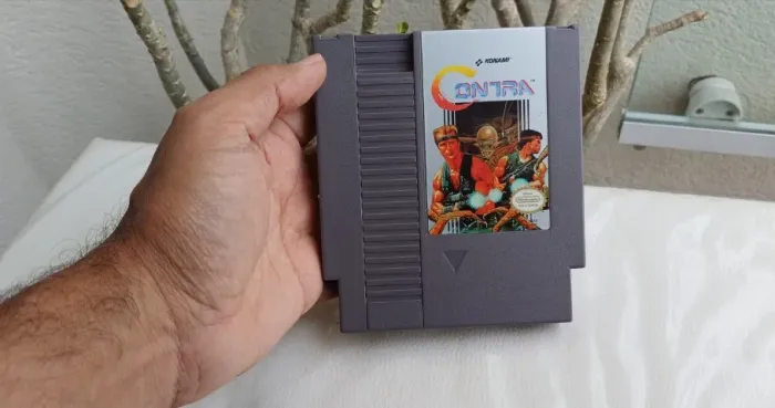 Jogo Contra 1 Konami Nes Nintendo Original Raro Impecável