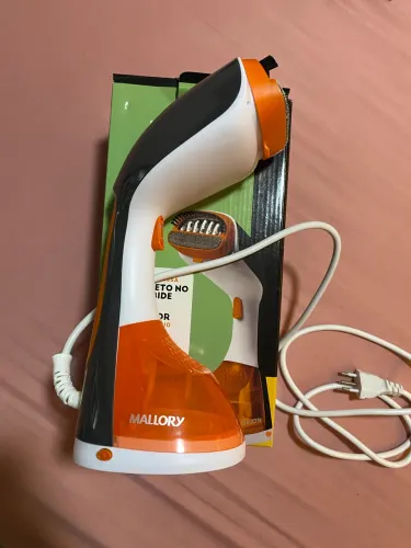 Vaporizador Mallory Órion 1200W, Jato de Vapor Contínuo, Higieniza e Desamassa