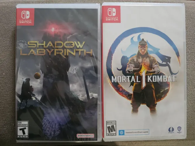 Shadow labyrinth e Mortal Kombat LACRADOS - NINTENDO SWITCH