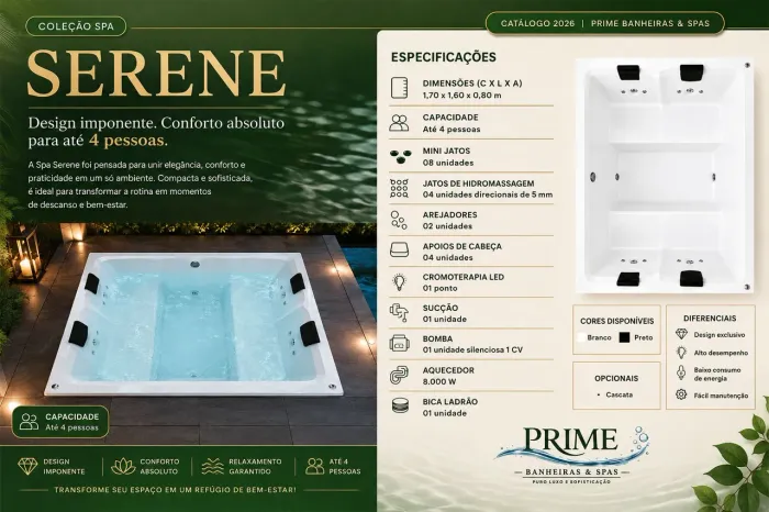 Spa de hidromassagem.