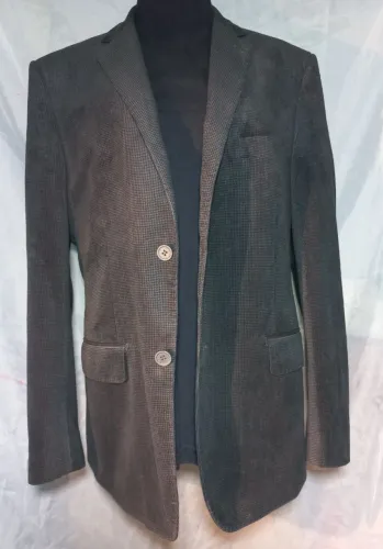 Blazer Aramis, masculino, veludo cor cinza, forrado, <br>perfeito estado