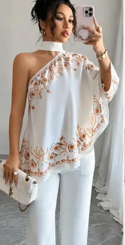 Blusa assimétrica