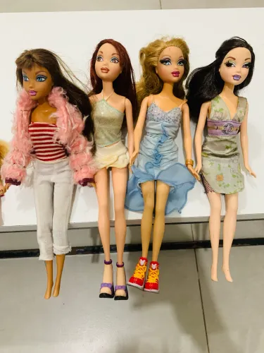 4 Barbies My Scenes anos 1999