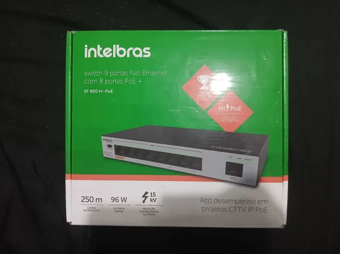 Switch intelbras 8P POE+
